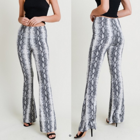 CASSIE Snake Print Pants - 2 COLORS - Picture 3 of 3